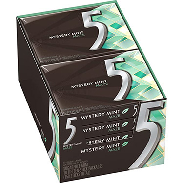 5 Gum Sweet Mint Mystery 15ct 10pk